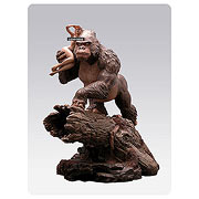 Paleozoic Peggy Pin-Up Model and Gorilla Statue